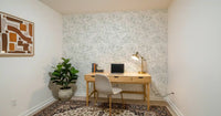 Ethereal Green Leaf Etchings Wallpaper⁠