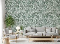 Misty Forest Leaf Canopy Wallpaper⁠
