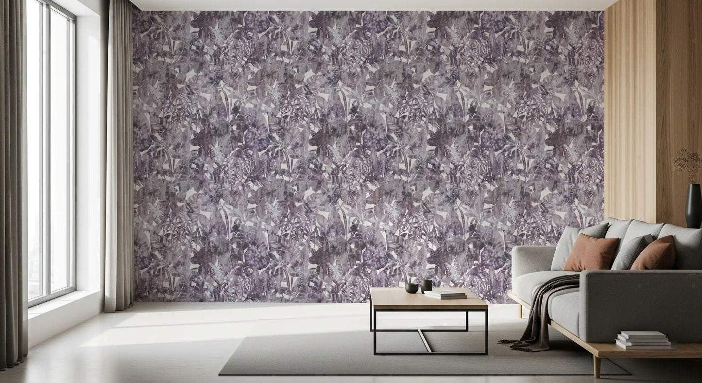 Monochromatic Foliage Serenity Wallpaper⁠