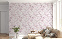 Soft Blush Petal Drift Wallpaper⁠