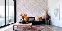 Soft Blush Petal Drift Wallpaper⁠