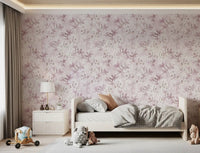 Soft Blush Petal Drift Wallpaper⁠