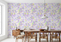 Rounded petals give the Wildflower wallpaper a playful, simple look GD12363