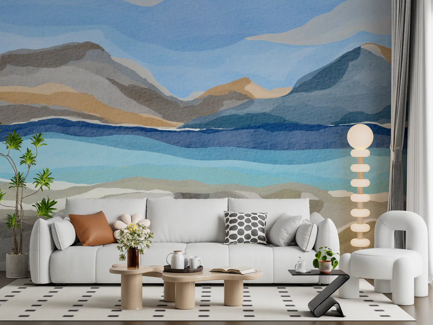 Scandinavian Fjord Wall Mural