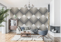 Tonal Chevron Geometry Wallpaper⁠