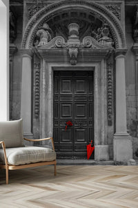 Baroque Stone Entryway Wall Mural