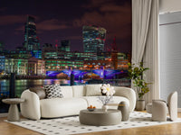 Evening Thames Cityscape Wall Mural