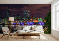 Evening Thames Cityscape Wall Mural