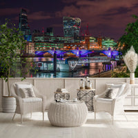Evening Thames Cityscape Wall Mural