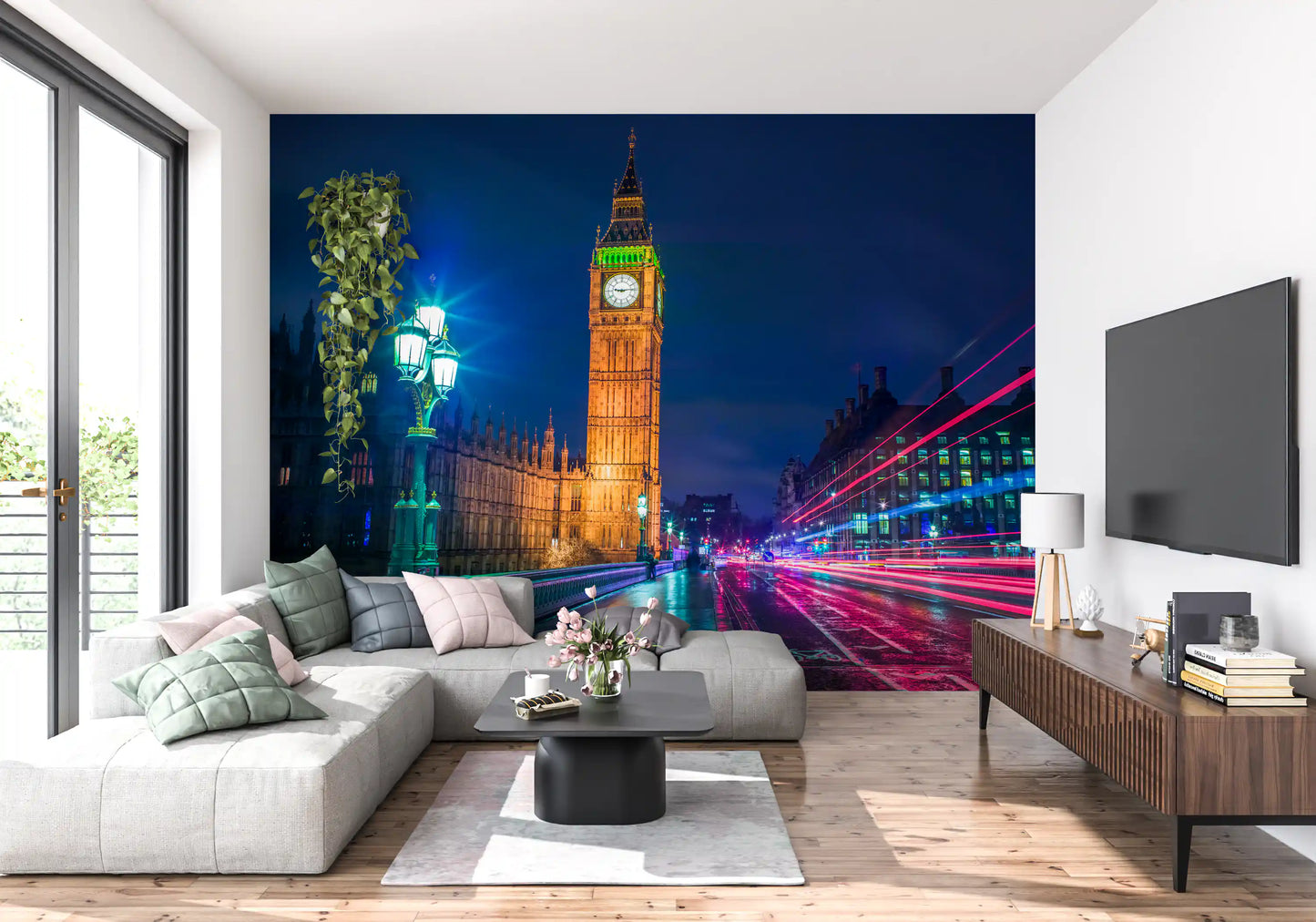 London Metropolitan Glow Wall Mural
