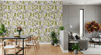 Serene Meadow Blue Floral Study Wallpaper⁠