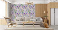 Abstract Painted Peony Bloom Wallpaper⁠