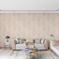 Earthy Botanical Line Art Wallpaper⁠