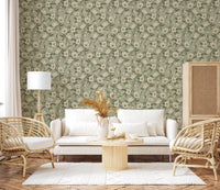 Cottage Chique - sage Wallpaper⁠