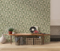 Cottage Chique - sage Wallpaper⁠