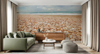 Sunlit Seashell Bed Wall Mural