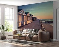 Sunrise Promenade View Wall Mural