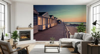 Sunrise Promenade View Wall Mural
