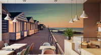 Sunrise Promenade View Wall Mural