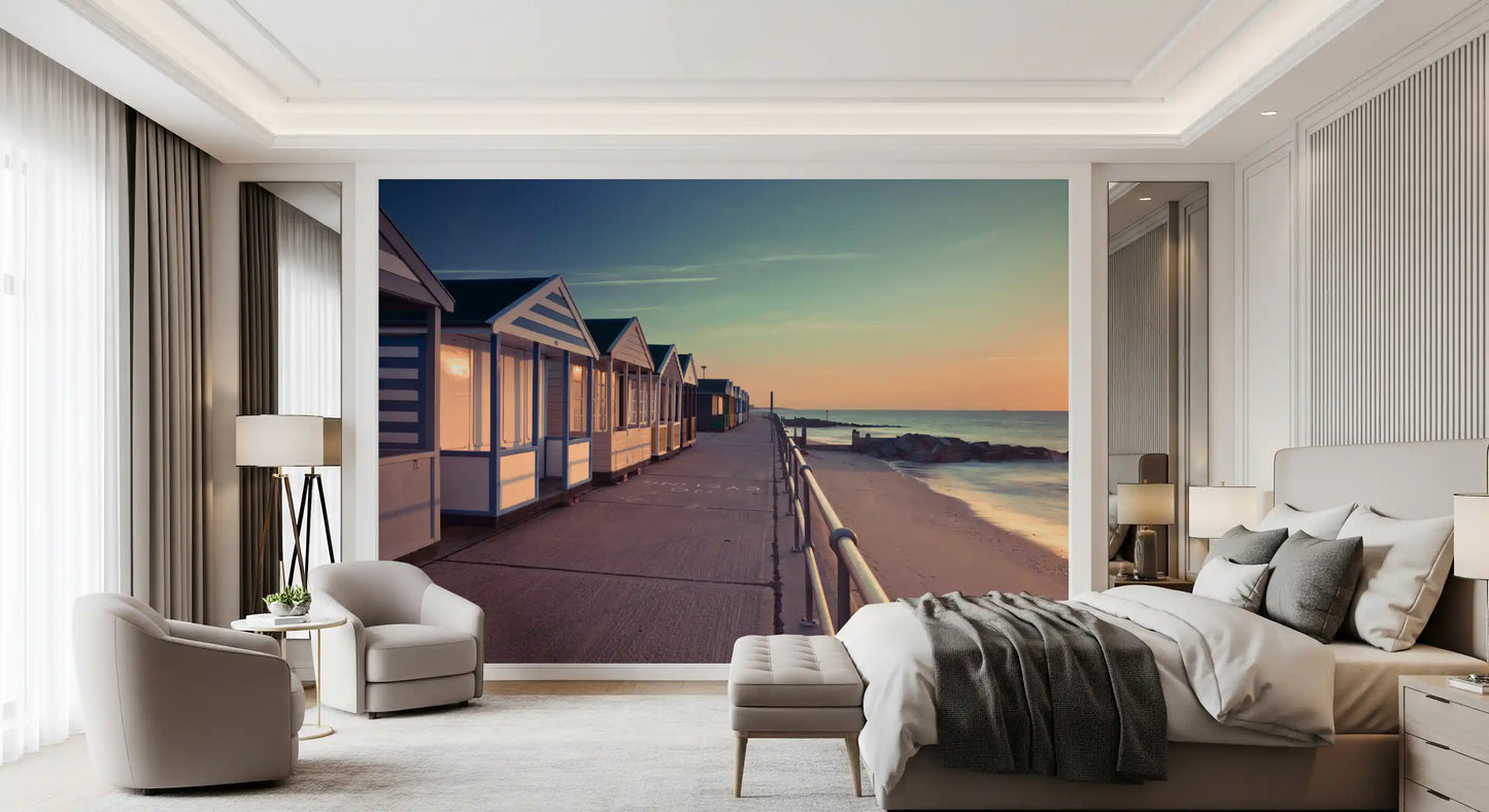 Sunrise Promenade View Wall Mural
