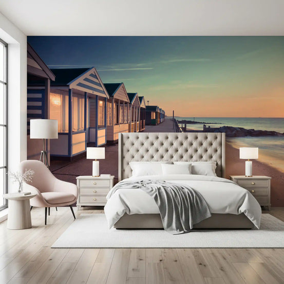 Sunrise Promenade View Wall Mural
