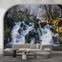Rugged Mountain Brook Scenery Wall Mural