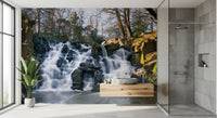 Rugged Mountain Brook Scenery Wall Mural