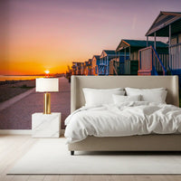 Golden Hour Promenade Wall Mural