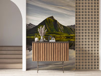 Glacial Lake and Mountain Vista Wall Mural
