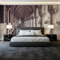 Grand Italian Stone Archway Wall Mural