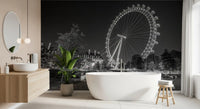 Evening Park Riverside Landmark Wall Mural