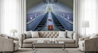 Industrial Transit Symmetry Wall Mural