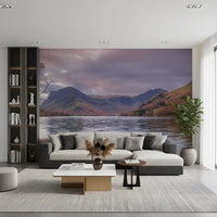 Serene Mountain Wilderness Scenery Wall Mural