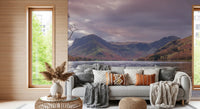 Serene Mountain Wilderness Scenery Wall Mural