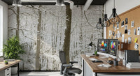 Frosty Woodland Whispers Wall Mural