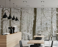 Frosty Woodland Whispers Wall Mural