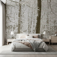 Frosty Woodland Whispers Wall Mural