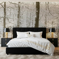Frosty Woodland Whispers Wall Mural