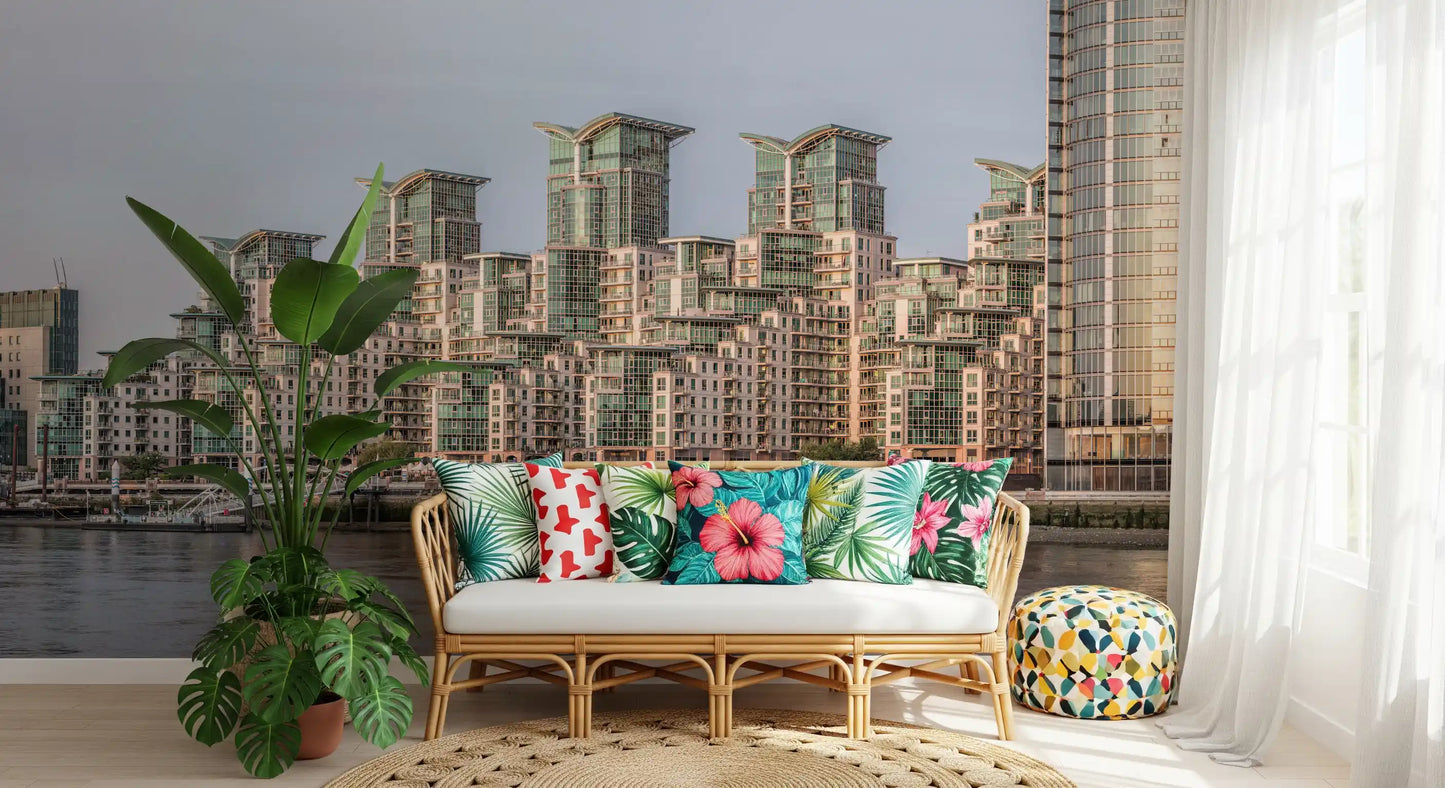 Metropolitan Waterfront Vista Wall Mural