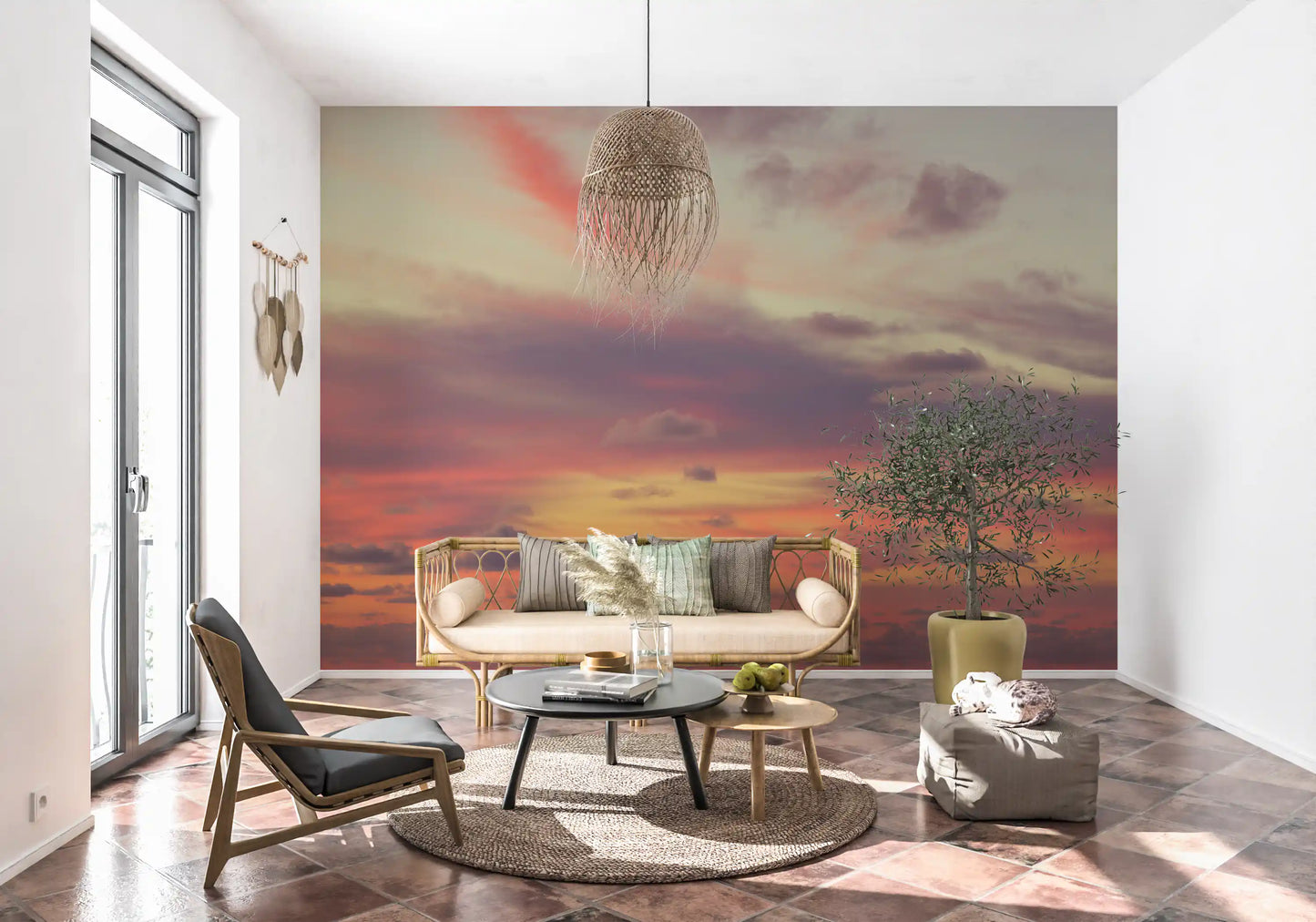 Twilight Gradient Skies Wall Mural