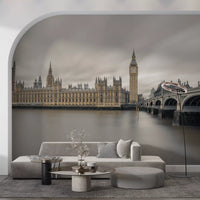 Westminster Big Ben Atmospheric View Wall Mural