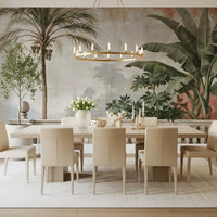 Vintage Coastal Garden Balustrade Wall Mural