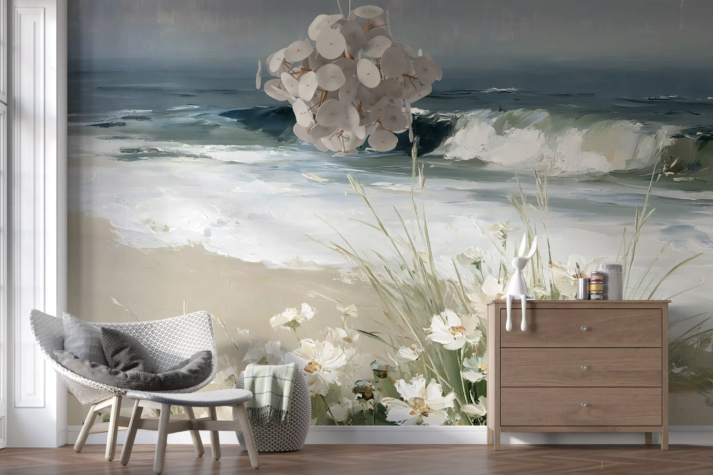 Coastal Meadow Breeze Wall Mural