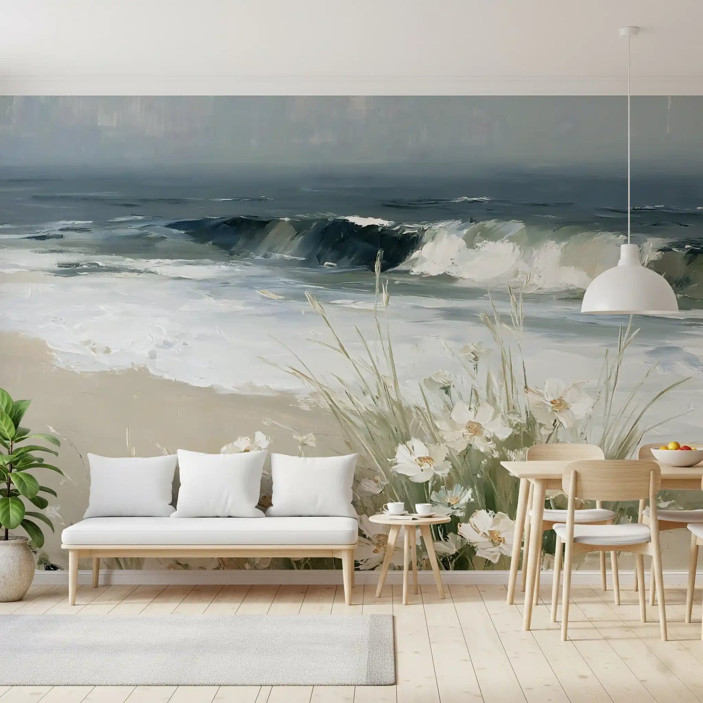 Coastal Meadow Breeze Wall Mural
