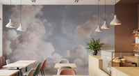 Ethereal Drift Painted Sky Wall Mural
