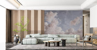 Ethereal Drift Painted Sky Wall Mural