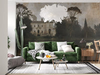 Rustic Italian Villa Lakeside Manor Wall Mural