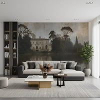 Rustic Italian Villa Lakeside Manor Wall Mural