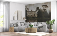 Rustic Italian Villa Lakeside Manor Wall Mural