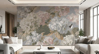 Vintage Hydrangea Botanical Garden Wall Mural